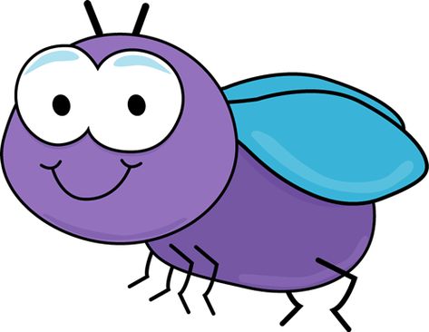 Cute Car Clip Art | Cute Fly Clip Art Image - cute purple fly with cartoon eyes and blue ... Cartoon Fly Drawing, Insects Theme Classroom, Fly Cartoon, Cartoon Insects, Snail Image, Purple Images, Bug Cartoon, Fly Drawing, Insects Theme