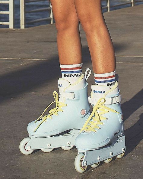 Impala Inline Skates, Roll Bounce, Skate Outfit, Roller Blades, Skate Aesthetic, Retro Roller Skates, Skating Aesthetic, Roller Skate Shoes, Roller Shoes