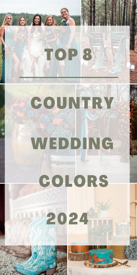 Teal Country Wedding Colors for 2024, Teal Bridesmaid Dresses, Teal Bridal Boots - ColorsBridesmaid May Rustic Wedding Colors, Country Wedding Palette, Rustic Wedding Color Schemes Country Colour Palettes, Country Themed Wedding Colors, Bridesmaid Dresses For Country Wedding, Sage Rustic Wedding Theme, Summer Farm Wedding Colors, Rustic Spring Wedding Colors Country, Rustic Country Wedding Colors