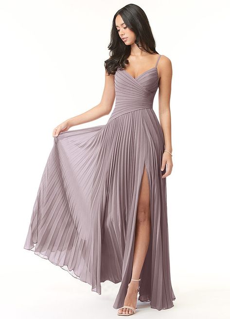 Azazie Vini Bridesmaid Dresses | Azazie Mauve Bridesmaid, Bridesmaid Dresses Azazie, Dusty Rose Bridesmaid Dresses, Rose Bridesmaid Dresses, Chiffon Bridesmaid Dresses, Azazie Bridesmaid Dresses, Rose Pale, Mai Tai, Long Bridesmaid Dress