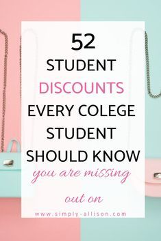 College Student Discounts, Freshman Tips, School Scholarship, Student Tips, College Discounts, College Life Hacks, College Survival, College Organization, College Advice