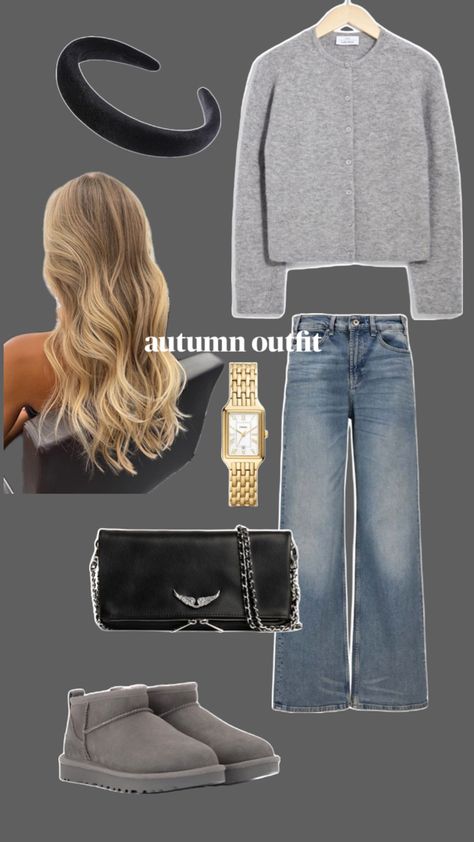 Gray Ugg Boots Outfit, Grey Ugg Boots Outfit, Ugg Boot Outfits, Claire Aesthetic, Gray Ugg Boots, Ugg Grey, Gray Ugg, Grey Ugg, Grey Ugg Boots