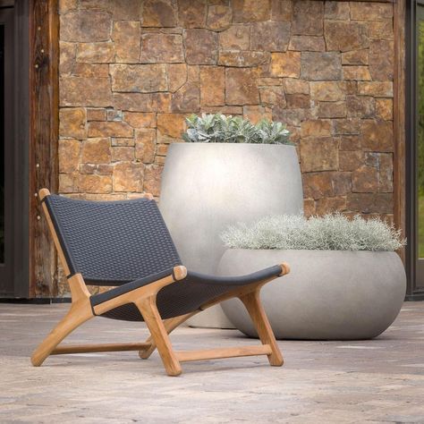 Casualife on Instagram: “Relax, you’ve earned it.” Relax Chair, Relaxing Chair, Grey Chair, Open Weave, Timeless Classic, Flat Weave, Classic Looks, Patio Furniture, A Year