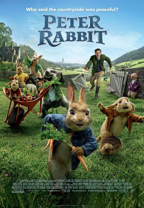 Peter Rabbit Peter Rabbit Movie, Pinterest Tags, Tam Film, Box Office Movie, Rose Byrne, Film Anime, 2018 Movies, Kids' Movies, Tomb Raider