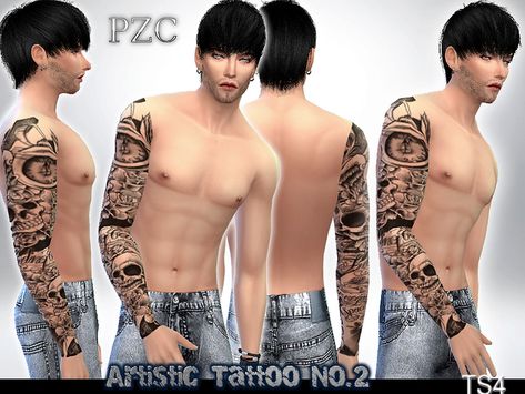 The Sims Resource - Artistic Sleeve Tattoo No.2 Sporty Summer Outfits, Mods Sims 4, Kids Maxi, Sims 4 Tattoos, Sims 4 Cc Kids Clothing, Sims 4 Cc Shoes, Sims 4 Cc Makeup, Sims 4 Cc Skin, 4 Tattoo