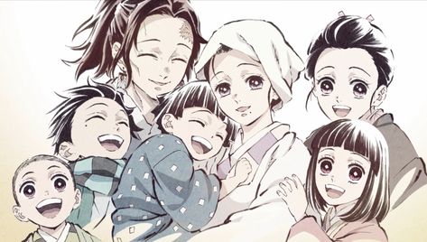 Demon Slayer (Kimetsu no Yaiba) new Ed stills - Imgur Demon Slayer Kamado Family, Demon Slayer Tanjiro Family, Tanjiro Family, Kamado Family, Susanoo Naruto, Art Kawaii, Kimetsu No Yaiba, Light Novel, Slayer Anime