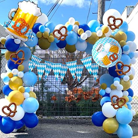 Oktoberfest Birthday Party, Octoberfest Decor, October Fest Party Ideas, Oktoberfest Centerpieces, Octoberfest Party Ideas, Oktoberfest Party Ideas, Germany Party, Oktoberfest Party Decorations, Octoberfest Party