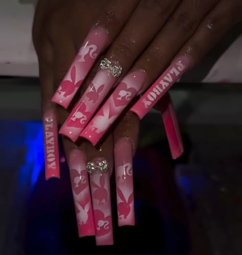 Acrylic Nails Square Long Baddie, Baddies Nails Long, Pink Nails Acrylic Long, Extra Baddie Nails, Long Baddie Nails, Baddie Nails Long, Pink Long Nails, Beige Nails Design, Extra Nails