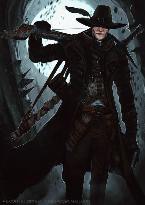 Werewolf Hunter, Witch Hunter, Blood Hunter, Vampire Hunter, Dungeons And Dragons Characters, Fantasy Male, Warhammer Fantasy, Fantasy Rpg, Monster Hunter