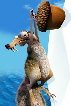 Scrat Ice Age, Ice Age Squirrel, Ice Age Birthday Party, Ice Age Movies, Walt Disney Studios, Animation Movie, Ios Wallpapers, Disney Castle, Ice Age