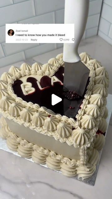 23K views · 2.6K likes | Haunt on Instagram: "Oh my goth! Look at this cake! 🤯  Credit to @sheun.ola  #Cake #Cakes #CakeDesign" Blank Space Cake Recipe, Blank Space Cake Tutorial, Taylor Swift Heart Cake, Taylor Swift Blank Space Cake, Blank Space Cake, Taylor Swift Blank Space, Goth Cakes, Blank Space Taylor Swift, Taylor Swift Cake