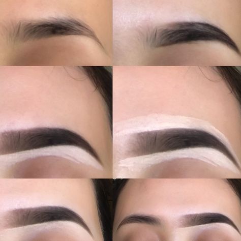 My eyebrow routine using ABH pomade✨ Pomade Eyebrows, Eye Shadow Techniques, Shadow Techniques, Eyebrow Routine, Membentuk Alis, Bentuk Alis, Eyebrow Makeup Tutorial, Eyebrow Hacks, Makeup Brushes Guide