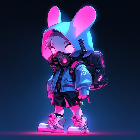 Mascot Reference, Cartoon Cyberpunk, Panda Bear Art, 3d Karakter, Urban Street Art, Punk Art, Cyberpunk Character, Game Character Design, Character Design Animation