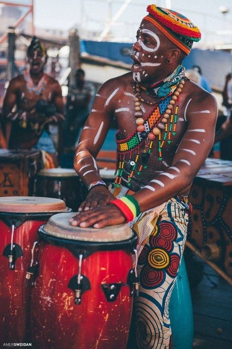 Music Image, Nigerian Culture, Africa Art Design, Afro Dance, African Dance, African Spirituality, Give Peace A Chance, African Art Paintings, Africa Do Sul