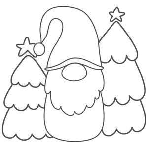 Design Store Product ID 310904 Modele Zentangle, Christmas Applique, Gnome Patterns, Gnomes Crafts, Christmas Quilts, Christmas Sewing, Silhouette Design Store, Christmas Quilt, Christmas Coloring Pages