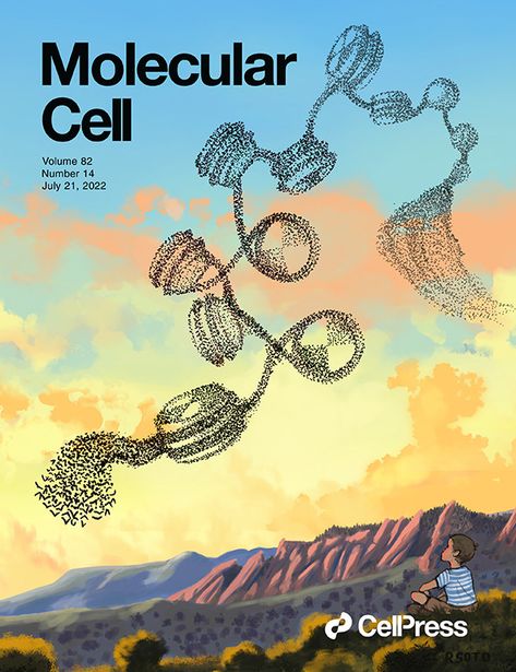 Issue: Molecular Cell Molecular Biology Wallpaper, Cell Biology Art, Biomolecules Poster, Cell Microscope Art, Cell And Molecular Biology, Science Journal Cover, Scientific Poster Design, Molecule Art, Science Memes Funny