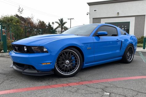 2011 Ford Mustang GT (Grabber Blue, modified, 5.0L V8, 6-speed) Fort Mill South Carolina, 2011 Ford Mustang, Weather Tech Floor Mats, Twin Disc, 20 Wheels, Shelby Gt500, Cold Air Intake, Ford Mustang Gt, Tinted Windows