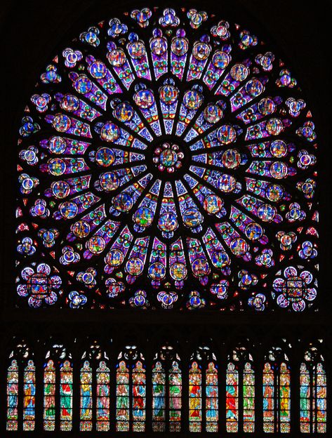 One Day In Paris, Notre Dame Paris, Rose Window, Paris Photo, Chihuly, Gothic Architecture, Place Of Worship, Stained Glass Window, E Card