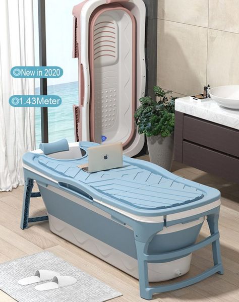 Mini Bath Tub Ideas, Collapsible Bathtub For Adults, Collapsible Bathtub, Oversized Bathtub, Bathtub For Elderly, Tub Plastic, Manufacturing Ideas, Bathtub Large, Folding Bathtub