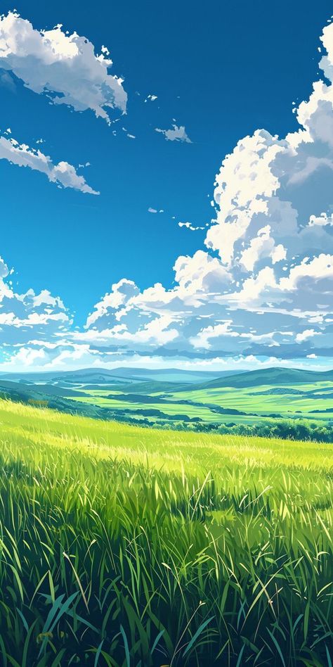 Edgy Phone Wallpaper, Phone Wallpaper Layout, Energy Phone Wallpaper, Light Phone Wallpaper, Anime Landscape, Adorable Anime, Dreamy Artwork, Dreamy Landscapes, Pretty Landscapes