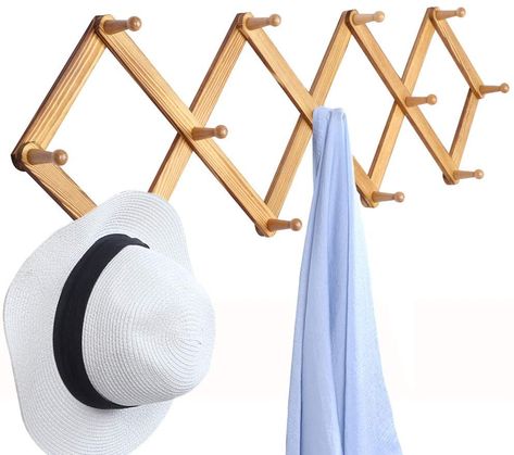 Hanging Hats, Wall Mount Rack, Wooden Coat Rack, Hat Rack, Coat Rack Wall, Proposal Gifts, Hanging Racks, Wall Mounted Coat Rack, Coat Hooks