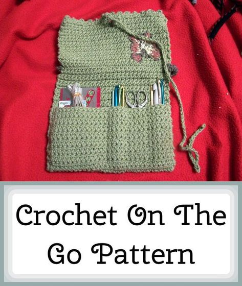 Crochet Hook Case Free Pattern, Crochet Hook Case Pattern, Crochet Hook Bag, Crochet Hook Holder, Crochet Organizer, Crochet Hook Case, Bracelets Easy, Craft Crochet, Crochet Pouch