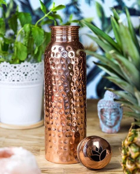 Copper Element, Freezing Lemons, Travel Equipment, Copper Bottle, Copper Water Bottle, Bottle Cake, Fruit Health Benefits, Matcha Benefits, Lemon Benefits