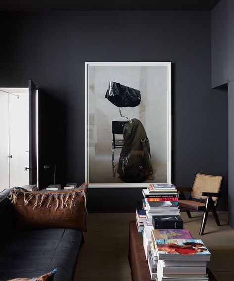 Dark Gray Paint Colors, Vincent Van Duysen, The World Of Interiors, Grey Paint Colors, Dream House Rooms, Living Room Paint, Room Paint, Small Living Rooms, Architectural Digest