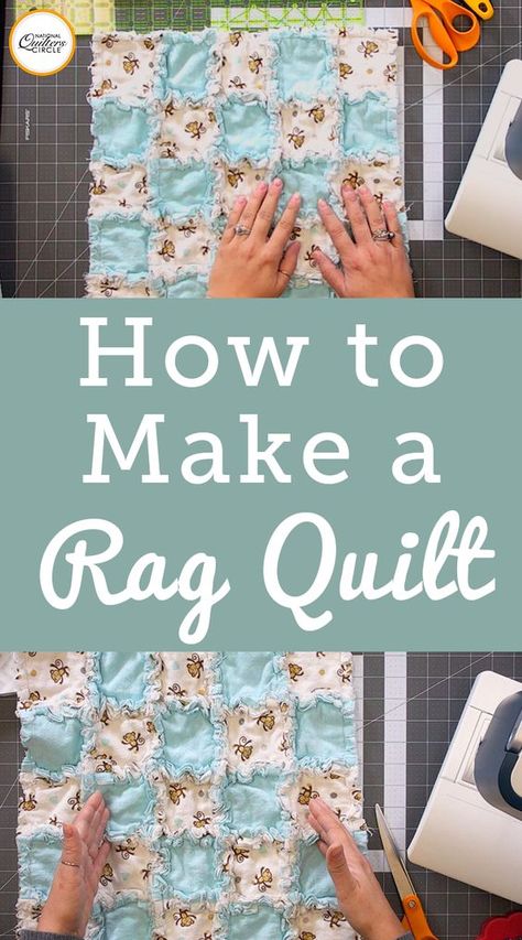 Rag Quilt Patterns Easy, Quilting Tricks, Rag Quilt Instructions, Quilts Easy, Rag Quilting, Charity Sewing, Flannel Rag Quilts, Rag Quilt Tutorial, Rag Quilt Patterns