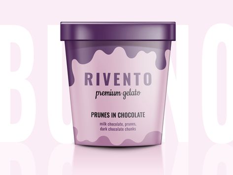 Ice-cream tub design by Ruslan Pirus on Dribbble Ice Cream Tub, Tub Design, Ice Cream Tubs, Learning Design, Ice Cream Shop, Chocolate Milk, Dark Chocolate, Global Community, Ice Cream