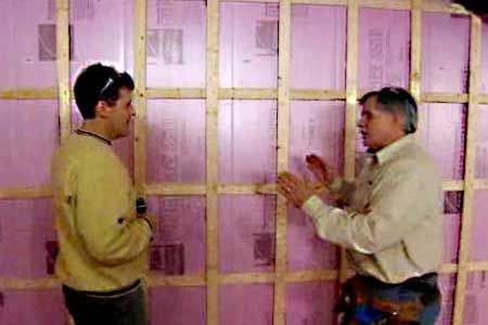 with This Old House general contractor Tom Silva | thisoldhouse.com | from How to Frame Out Basement Walls Basement Refinishing, Basement Gym, Basement Inspiration, Diy Basement, Basement House, Small Basements, Basement Makeover, Basement Walls, This Old House