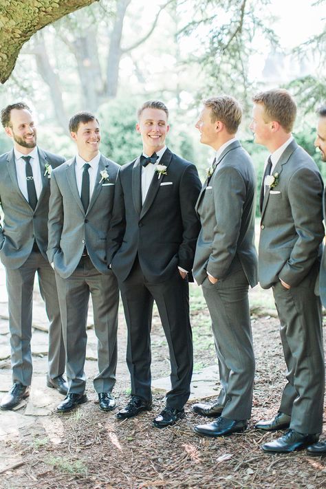 Sage Wedding Groomsmen, Groomsmen Colours, Bridal Party Groomsmen, Wedding Groomsmen Attire, Groomsmen Grey, Groom And Groomsmen Suits, Describe Her, Groomsmen Looks, Groom Wedding Attire