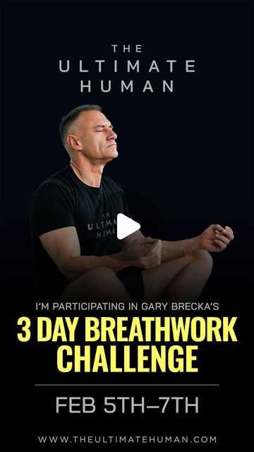 Gary Brecka on Instagram: "Let’s kick off 2024 by exploring the power of breathwork. I’m launching the first ever Gary Brecka 3 Day Breathwork Challenge February 5th-7th! 

We’re going to dive deep and explain the profound impacts of syncing your breathwork with the world around you and how this integration enhances the overall benefits of your well-being. Witness the significant shifts in your health and lifestyle. 

Head to theultimatehuman.com and sign up now to join the free challenge!

I am not a licensed medical professional, and the information provided here is not intended to be a substitute for professional medical advice, diagnosis, or treatment.  Always seek the advice of your physician or another qualified health provider with any questions you may have regarding a medical cond Gary Brecka Diet, Gary Brecka, Health Lifestyle, Medical Advice, Medical Professionals, Health Remedies, And Sign, The One, Product Launch