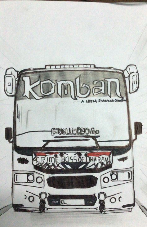 Komban Bus Drawing, Bus Drawing Sketch, Komban Bus Livery, Komban Bus, Bus Sketch, Bus Drawing, Race Car Coloring Pages, Bus Skin, Bus Simulator Indonesia Livery Kerala