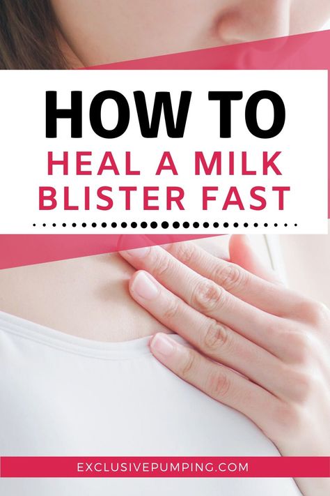 Milk blisters when breastfeeding! Do you have a nipple blister or a bleb? Here's everything you need to know about milk blister symptoms and remedies! #milk #blister Milk Blister, Water Blister, Blister Remedies, How To Heal Blisters, Easy Morning Routine, Milk Production Breastfeeding, Fertility Health, Breastfeeding Foods, Exclusively Pumping