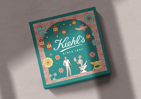 Kiehl’s Celebrates Ramadan with New Culture-Inspired Campaign Ramadan Packaging, Hampers Packaging, Ramadan Dates, Eid Hampers, Muslim Art, Islamic Motifs, Juice Packaging, Customized Packaging, Graphic Design Tutorials Learning