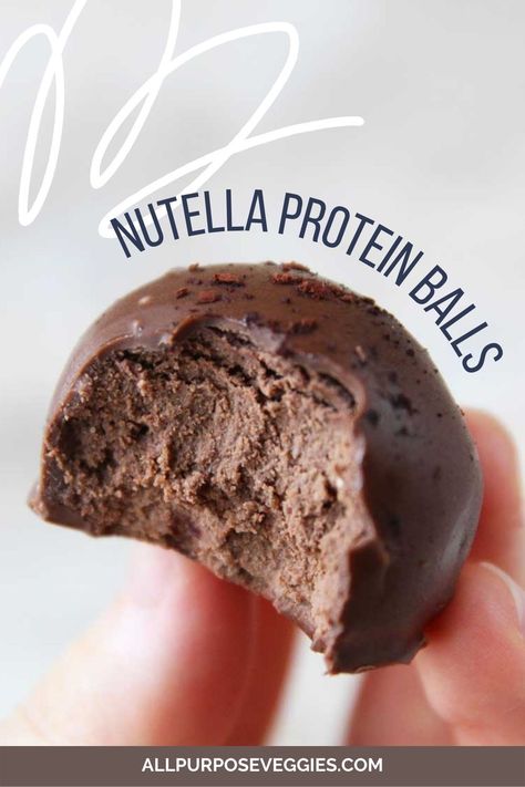 Hazelnut Protein Balls, Nutella Protein Balls, Healthy Nutella Snacks, Healthier Nutella, Protein Nutella, Nutella Ice Cream Recipe, Low Calorie High Protein Snacks, Healthy Protein Desserts, Protein Balls Recipe