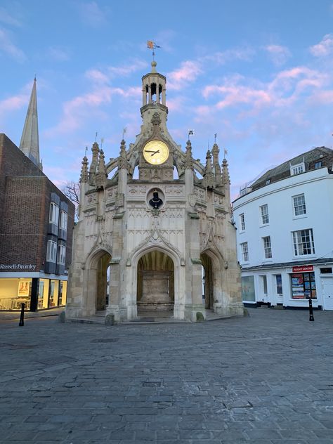 7.45am on a winters morning -Chichester Market Cross. Chichester, Winter Mornings, Ferry Building, Ferry Building San Francisco, Beautiful Places, Building, Travel