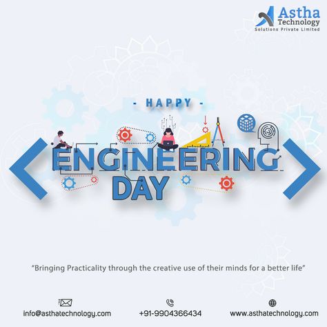 Happy Engineering Day Happy Engineers Day Creative, Biomedical Engineer, Happy Engineer's Day, Engineering Memes, Happy Ram Navami, Engineers Day, Ram Navami, Science Engineering, Computer Science Engineering