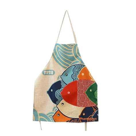 PRICES MAY VARY. Cotton Blend Cotton, Easy to clean. Long-lasting and eco-friendly. Professional Durable Apron For Women. One Size Fits Most: 22 Inch x 30 Inch. Machine-washable, Resists wrinkles and shrinkage. Gets soft after first wash. No need for iron after wash. Unique Japanese Style Fish Print. Machine-washable, Resists wrinkles and shrinkage. For professional and commercial use. Grill apron, barbecue apron, bbq apron, kitchen apron, cook apron, chef apron, professional apron, server apron Japanese Style Apron, Grey Apron, Restaurant Aprons, Barista Apron, Aprons For Women, Artist Apron, Shop Apron, Funny Aprons, Grill Apron