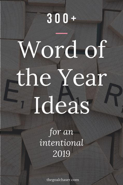 Need help with choosing a word of the year for 2019? Here is a long list of over 300+ words to give you some great ideas on what to focus on to create an intentional year in 2019.  via @thegoalchaser #intentionalliving #intentions #motivation #wordoftheday Words Of Intention, Mantra Words, Word Of The Year Ideas, Word Of The Month, Focus Word, Word For The Year, Desire Map, The Desire Map, Word Of The Year