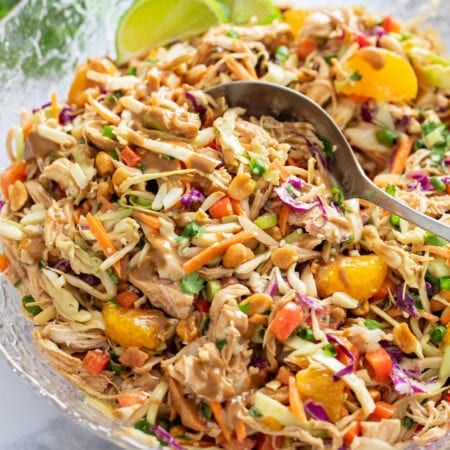 Thai Chicken Salad - The Cozy Cook Whole30 Lunch, Lunch Easy, Thai Chicken Salad, Whole 30 Lunch, Recipe Lunch, Easy Whole 30 Recipes, Chicken Chopped Salad, Cooking Lunch, Paleo Salads