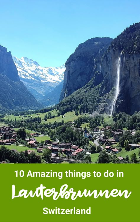 Trummelbach Falls Switzerland, Trummelbach Falls, Staubbach Falls, Lauterbrunnen Switzerland, Bucket List Europe, Places In Switzerland, Travel Switzerland, Backpacking Europe, Interlaken