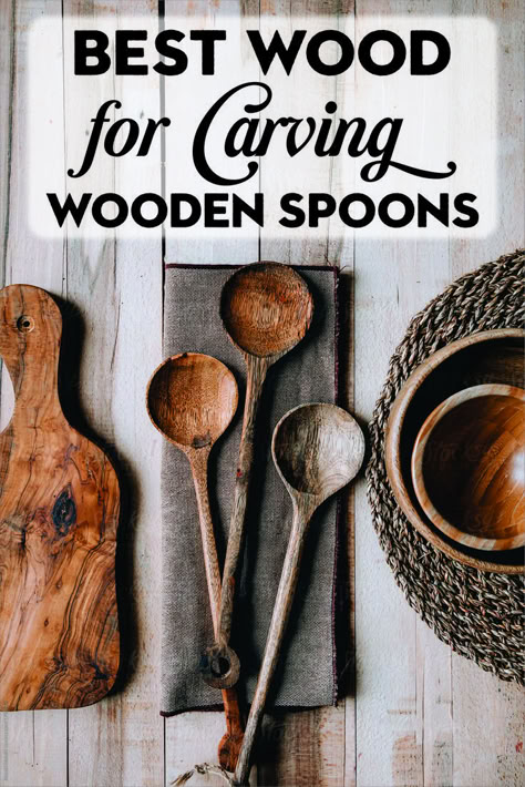 wood, carving, wooden spoons Wooden Spoon Diy, Best Wood For Carving, Spoons Diy, Wooden Spoon Crafts, Carving Spoons, Wooden Spoon Carving, Wood Spoon Carving, Whittling Projects, Carving For Beginners