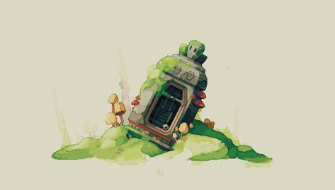 Escape Pod, Indie Game Art, Pixel Art Tutorial, Environmental Art, Community Art, Art Forms, Art Tutorials, Game Design, Game Art