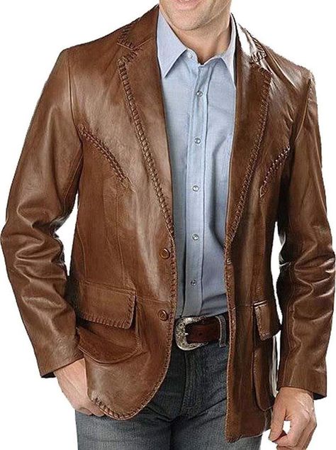 : 100% Real Lambskin Leather. : Soft Smooth Lining for better fitting. : Kindly Refer Size Chart & Size Guide Below. : If you do not find your Size in Size Chart we do make Custom-made. Note: Above Size chart is of Ready Jackets. | eBay! Mens Leather Blazer, Lambskin Leather Blazer, Lambskin Coat, Mens Western, Slim Fit Coat, Leather Coat Jacket, Leather Blazer Jacket, Mens Fashion Rugged, Rugged Style