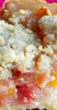 Rhubarb Butterscotch Pie, Peach And Rhubarb Recipes, Peach Rhubarb Crisp, Peach Rhubarb Recipes, Rhubarb Peach Recipes, Peach Rhubarb Pie, Peach Rhubarb, Easy Rhubarb Recipes, Rhubarb Desserts Recipes