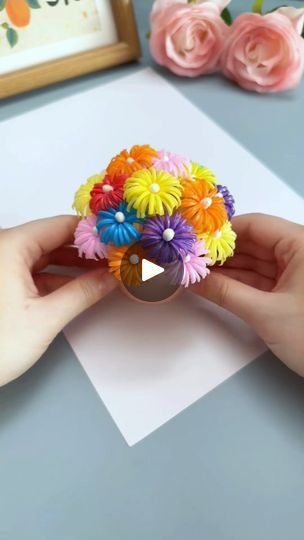 36 reactions | Title: "Spring Blossoms: DIY Flower Pots with Straws and Cotton Swabs!" Hashtags: #ParentChildHandicraft #HandmadeDIY #SpringCrafts #UpcycledCrafts #K | MSK CRAFT | Kamila Rahimova · ‎لبخند‎ Straw Flowers Craft, Straw Flowers, Kids Handicraft, Flowers Craft, Diy Flower Pots, Spring Blossoms, Cotton Swabs, Upcycled Crafts, Spring Blossom