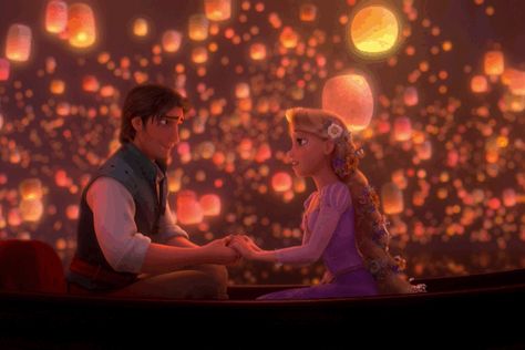 Tangled Quotes, Eugene And Rapunzel, Tangled Lanterns, Everything Is Different, Tangled Wallpaper, Tangled Disney, Tangled Lights, Tangled 2010, Disney Gifs