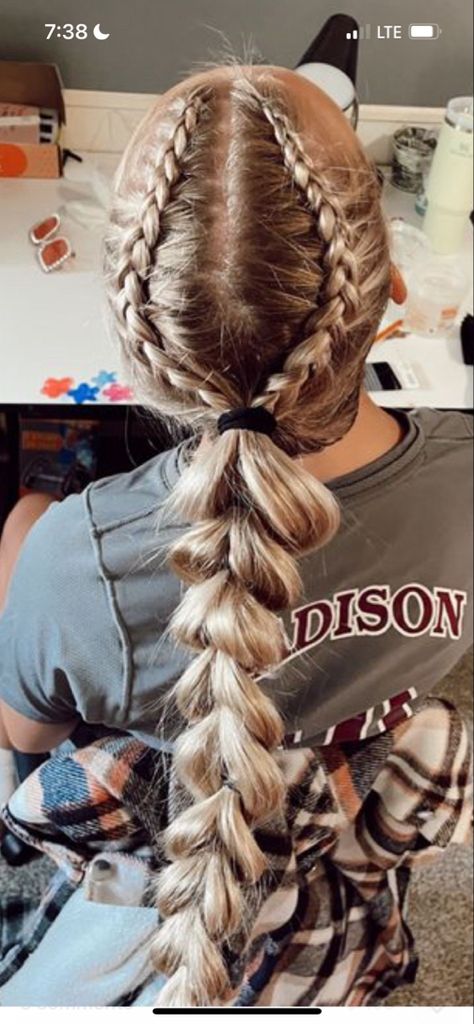 Cute Volleyball Hairstyles, Soccer Hairstyles, Volleyball Hair, Soccer Hair, Track Hairstyles, Basketball Hairstyles, Softball Hairstyles, Hairstyles 2024, Cheer Hair